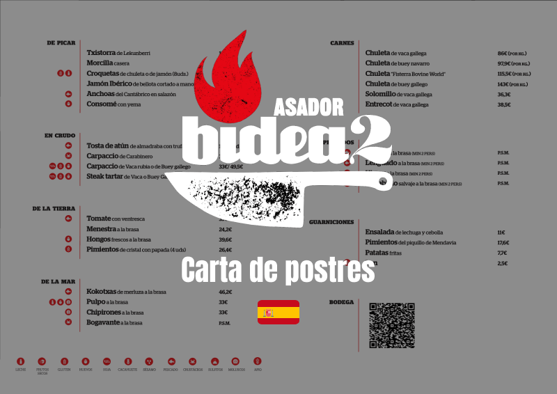 Carta de postres bidea2